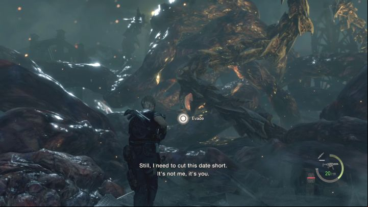 The combat area in the second phase of the fight is very limited - Resident Evil 4 Remake: How to defeat the final boss? - Bosses - Resident Evil 4 Remake Guide