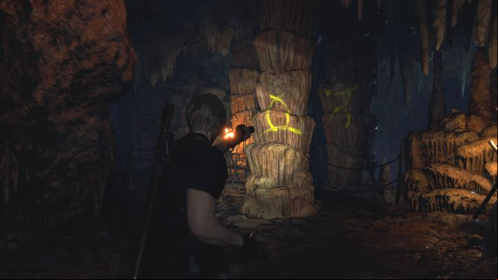 Symbol 1 - Resident Evil 4 Remake: Acquiring the Church Key puzzle (Chapter 4). - Puzzle solutions - Resident Evil 4 Remake Guide