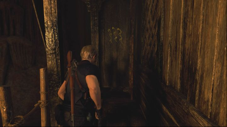 Symbol 1 - Resident Evil 4 Remake: Acquiring the Church Key puzzle (Chapter 4). - Puzzle solutions - Resident Evil 4 Remake Guide