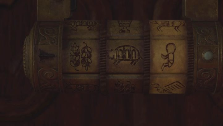 To solve the puzzle you must select the symbols mentioned in the book - Resident Evil 4 Remake: Puzzles in the Village Chiefs Manor (Chapter 2) - Puzzle solutions - Resident Evil 4 Remake Guide