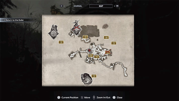 Gold chests are a unique type of markers that appear on the map - they symbolize the most valuable loot - Resident Evil Village: Golden chests - what are they? - FAQ - Resident Evil Village Guide
