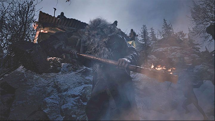 Urias is a troll with a large hammer encountered in several places fairly early in the game - Resident Evil Village: Urias - hammer boss from the Stronghold, how to defeat? - Bosses - Resident Evil Village Guide