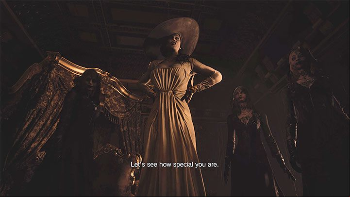 Return to the Hall of the Four - Resident Evil Village: Exploring the Castle Chambers - walkthrough, solution - Dimitrescu Castle - Resident Evil Village Guide