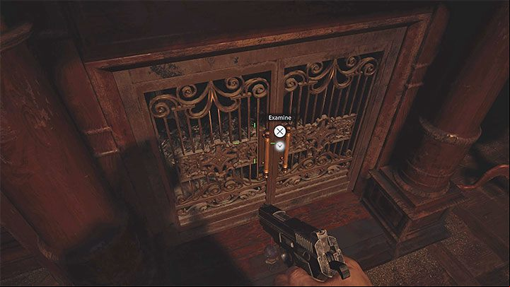 The exit from the sleeping chambers is locked - Resident Evil Village: Exploring the Castle Chambers - walkthrough, solution - Dimitrescu Castle - Resident Evil Village Guide