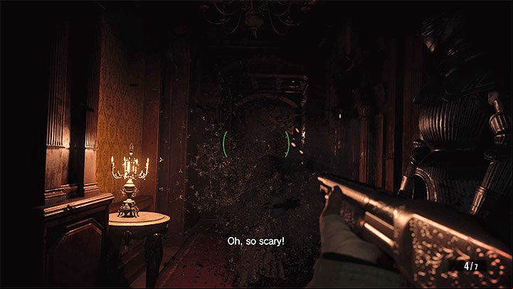 Upon entering the new location, you will encounter a vampire - Resident Evil Village: Exploring the Castle Chambers - walkthrough, solution - Dimitrescu Castle - Resident Evil Village Guide