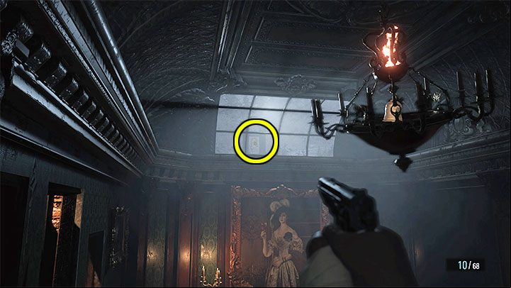 You can shoot at the fifth bell from the same place you hit the fourth bell - Resident Evil Village: Castles Courtyard - walkthrough - Dimitrescu Castle - Resident Evil Village Guide