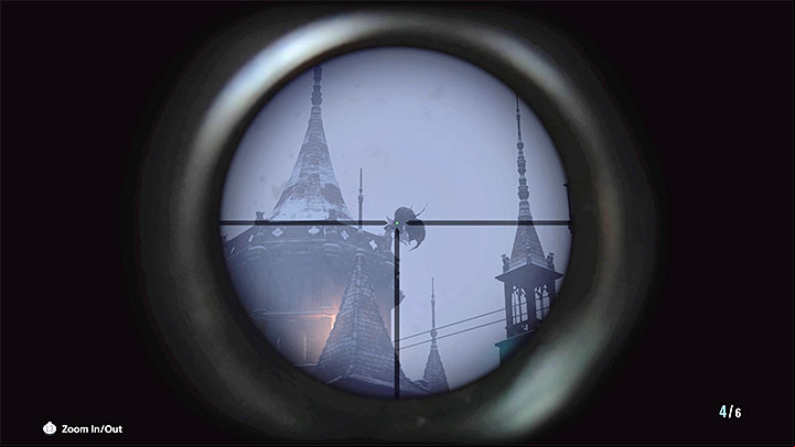 Not far from where you got the sniper rifle, you will find an open shutter that will allow you to reach the castle's roof - Resident Evil Village: Castles Courtyard - walkthrough - Dimitrescu Castle - Resident Evil Village Guide