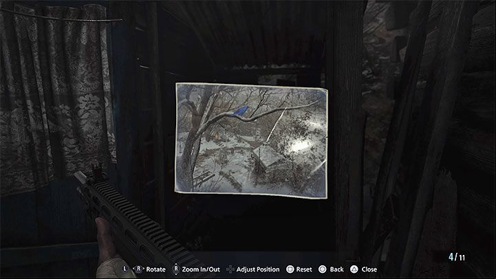 Additional note – Ethan may come into possession of the Photo of a Strange Bird that's next to the cottage in the Garden visited on the way back to the village from the Beneviento House - Resident Evil Village: Juicy Game ingredient - how to get it? - FAQ - Resident Evil Village Guide