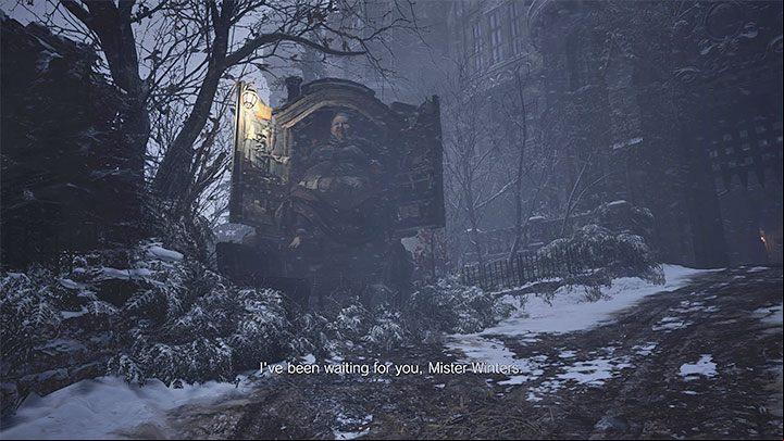 Your first encounter with the Duke will occur on the way from the village to the castle - Resident Evil Village: Duke - Merchant - Basics - Resident Evil Village Guide