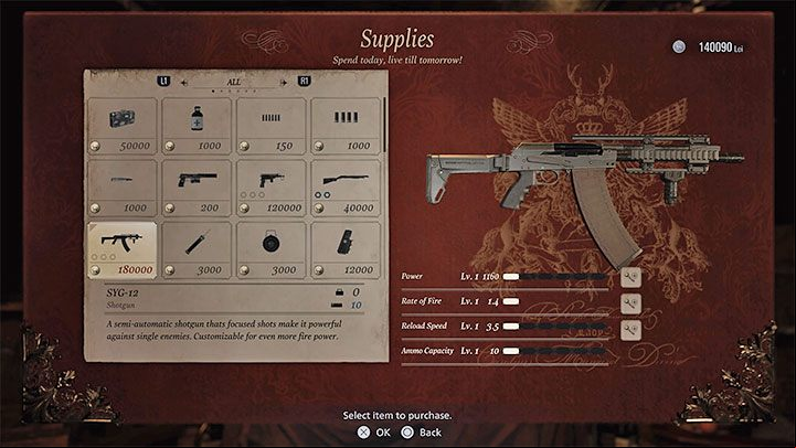The best items added to the offer when visiting Heisenberg' - Resident Evil Village: Duke - Merchant - Basics - Resident Evil Village Guide