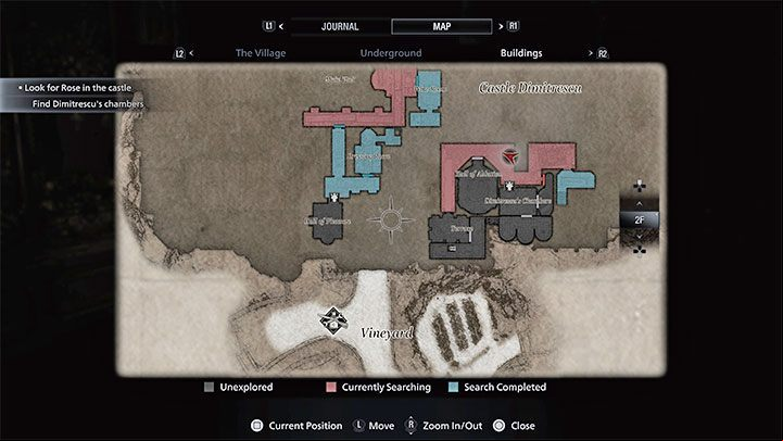 Ethan can find pre-made maps to reveal a particular area - Resident Evil Village: Maps - how to use? - Basics - Resident Evil Village Guide