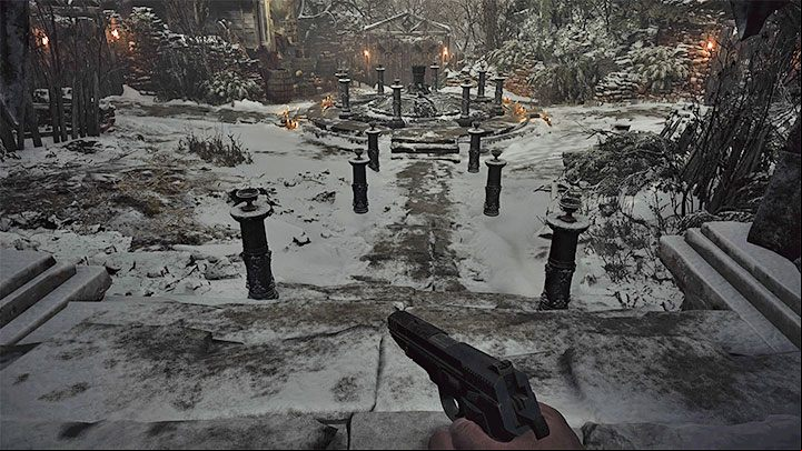 It's worth checking the small rooms you on the way - they have loot - Resident Evil Village: Reaching the Altar - walkthrough - Village - 2nd visit - Resident Evil Village Guide