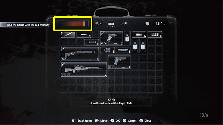 In Resident Evil Village , health bar is not visible on the screen at all times - Resident Evil Village: Wounds - how to heal? - FAQ - Resident Evil Village Guide