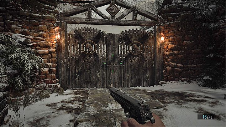 You can reach the golden chest icon for the first time when you travel to Moreau's location - Resident Evil Village: Golden Chests - map, list - Secrets & Collectibles - Resident Evil Village Guide
