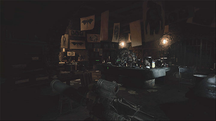 All the collectibles from the final game can be found in the lab from the picture above - Resident Evil Village: Finale, Burning Village - Files, list - Files - Resident Evil Village Guide
