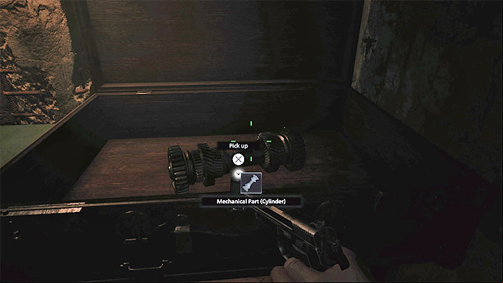 After blowing up the wall, investigate the cache, which includes, among other things, a large suitcase containing the sought-after treasure - Resident Evil Village: Heisenbergs Factory - Treasures list - Treasures - Resident Evil Village Guide