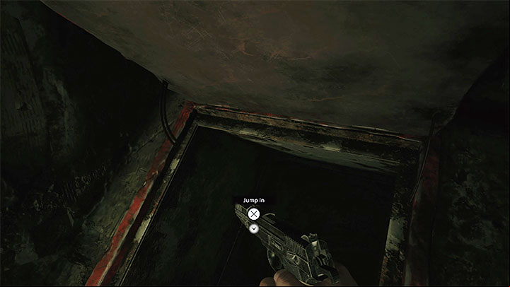 Shortly after landing on the lower floor of the factory, you will have to start running away from the Sturm machine, which has a mounted propeller on its chest - Resident Evil Village: Unlocking the factory, finding Heisenberg - walkthrough - Factory - Resident Evil Village Guide