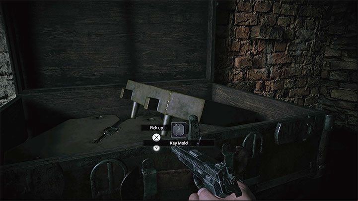 You will discover something important shortly after you start exploring floor B1 - Resident Evil Village: Reaching floor B1, creating a key - walkthrough - Factory - Resident Evil Village Guide