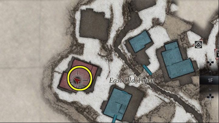 You can find the shotgun during the first battle in East Old Town, where Ethan has to defend himself against a massive werewolf attack - Resident Evil Village: Weapons - list, collectibles - Secrets & Collectibles - Resident Evil Village Guide
