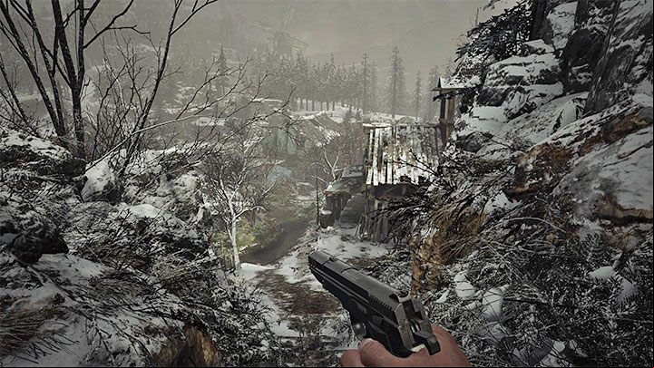 You can obtain the grenade launcher when you return from the dollhouse and use the Four-Winged Unborn Key in the location with the Altar to unlock access to the eastern part of East Old Town - Resident Evil Village: Weapons - list, collectibles - Secrets & Collectibles - Resident Evil Village Guide