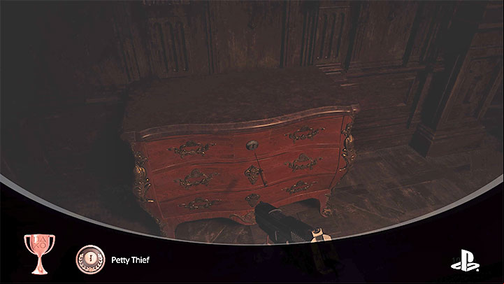 After getting the lockpick, continue exploring the game world until you come across a locked container (marked as 'Lockpick' on the map) - Resident Evil Village: Trophies/Achievements list - Appendix - Resident Evil Village Guide