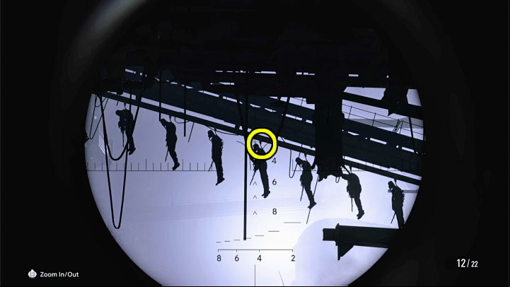 Use a sniper rifle - ideally, you want a model with a purchased scope upgrade that allows you to zoom in - Resident Evil Village: Trophies/Achievements list - Appendix - Resident Evil Village Guide