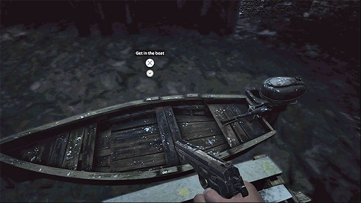 By lowering the bridge, you will reach the boat - Resident Evil Village: Medium Rare trophy/achievement - how to get it? - Appendix - Resident Evil Village Guide