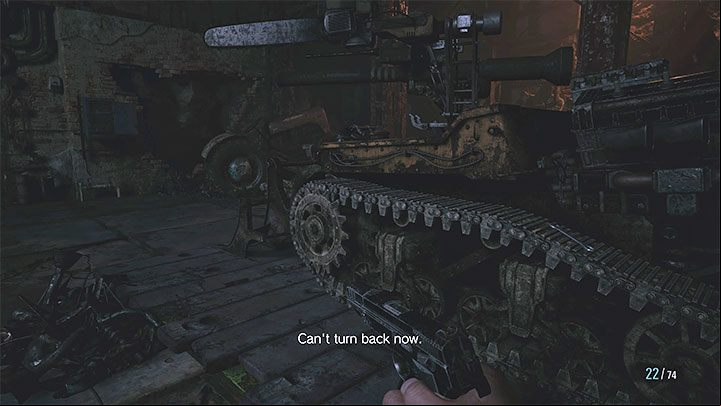 You must ultimately reach a point where the main character can take control of the mini-tank - Resident Evil Village: Mutated Heisenberg - boss, how to beat? - Resident Evil Village Guide