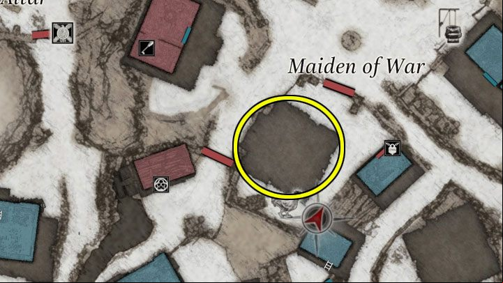Your main objective is to locate the ladder from picture no - Resident Evil Village: Finding the house with the red chimney - walkthrough - Village - 2nd visit - Resident Evil Village Guide
