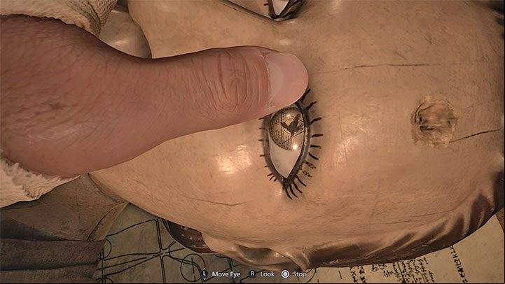 Keep examining the doll - Resident Evil Village: Getting out of the basement - walkthrough - Beneviento House - Resident Evil Village Guide