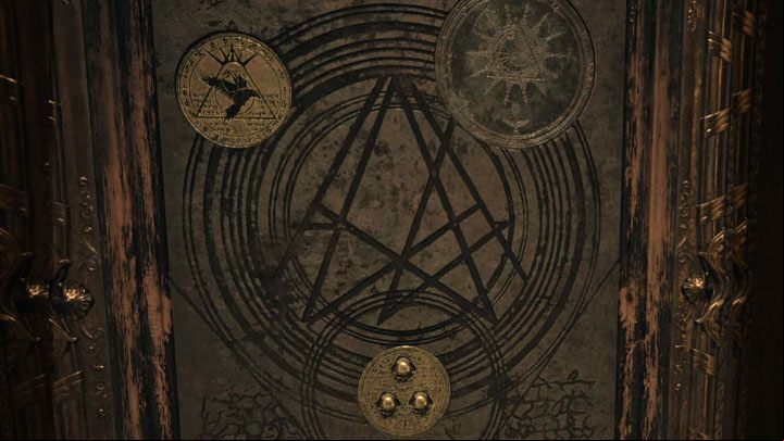 In order to solve the puzzle you have to - Resident Evil Village: Getting out of the basement - walkthrough - Beneviento House - Resident Evil Village Guide