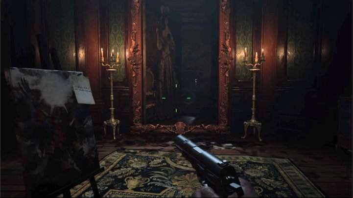 By "lighting" all 5 bells, you will unlock the age behind the big painting - Resident Evil Village: 5 Bells Puzzle - Dimitrescus Portrait - Puzzle solutions - Resident Evil Village Guide