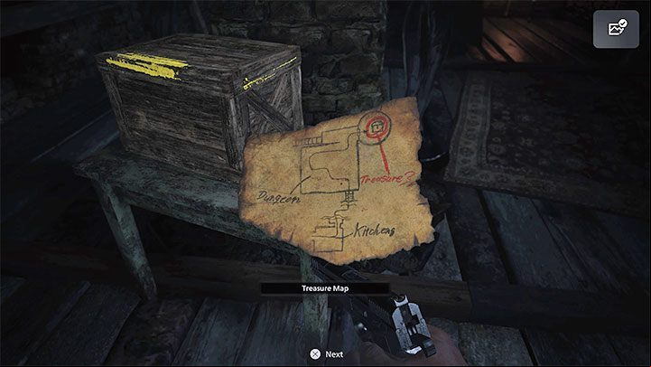 You can find the Treasure Map when you get to the Attic - Resident Evil Village: Treasure Map - Where is the treasure? - Puzzle solutions - Resident Evil Village Guide