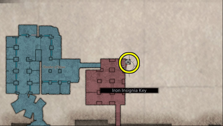 The drawing from the map points to the Dungeon you went through earlier in the game - Resident Evil Village: Treasure Map - Where is the treasure? - Puzzle solutions - Resident Evil Village Guide