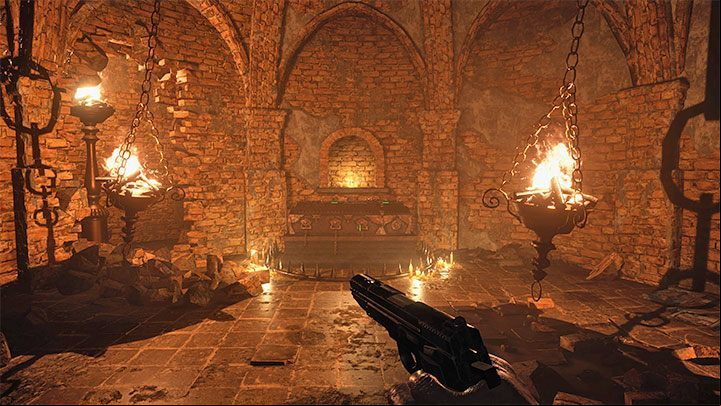 That's not all - you need to light the second brazier as well - Resident Evil Village: Treasure Map - Where is the treasure? - Puzzle solutions - Resident Evil Village Guide