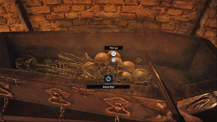 You can now examine the sarcophagus - Resident Evil Village: Treasure Map - Where is the treasure? - Puzzle solutions - Resident Evil Village Guide