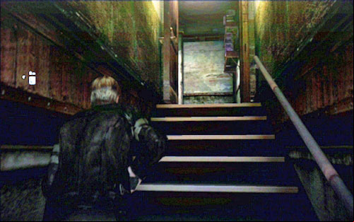 When the shop owner finally opens the door leading to the upper floor, pick up all items from the floor and go up the stairs - Chapter 1 - City Streets | Leons campaign - Leons campaign - Resident Evil 6 Game Guide
