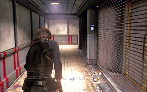 After opening the door, keep running forwards, bying zombies and them along with your companion pry open another door - Chapter 5 - The City | Leons campaign - Leons campaign - Resident Evil 6 Game Guide