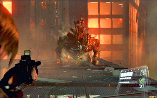 At the very beginning shoot at Simmons several times and wait until you regain control over your hero - Chapter 5 - The Final Fight with Simmons | Leons campaign - Leons campaign - Resident Evil 6 Game Guide