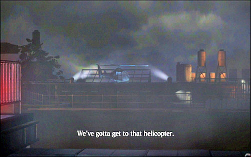Keep heading to the indicated helicopter, picking up ammo hidden in crates along your way - Chapter 5 - The Final Fight with Simmons | Leons campaign - Leons campaign - Resident Evil 6 Game Guide