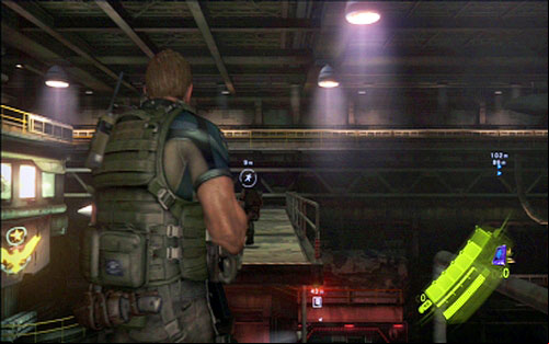 When you see that one of stairs starts to move up, quickly run on the other stairs and then throw Piers to the other side of the path - Chapter 4 - The Hold | Chriss campaign - Chriss campaign - Resident Evil 6 Game Guide