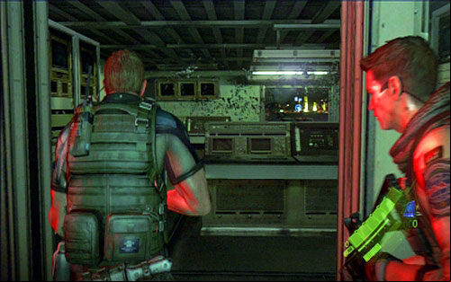 A bit later youll encounter previously met creature with insects - Chapter 4 - Ship Corridors | Chriss campaign - Chriss campaign - Resident Evil 6 Game Guide