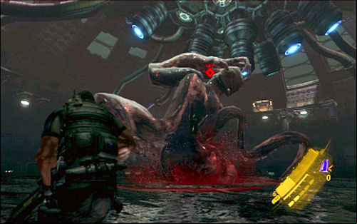 When the chase is over, youll find yourself in the new room where the beast will attack you again - Chapter 5 - The Final Battle | Chriss campaign - Chriss campaign - Resident Evil 6 Game Guide