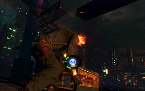 When the beast escapes, run towards the next raft - Chapter 4 - The City Rafting | Jakes campaign - Jakes campaign - Resident Evil 6 Game Guide