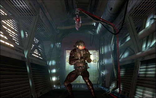 On the other side youll encounter defense turret, which will kill an enemy behind you - Chapter 1 - Turrets | Adas campaign - Adas campaign - Resident Evil 6 Game Guide