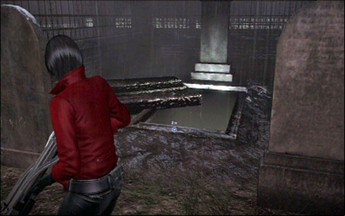At first, go to the hole in the floor and jump down - Chapter 2 - First Fragment of The Key | Adas campaign - Adas campaign - Resident Evil 6 Game Guide