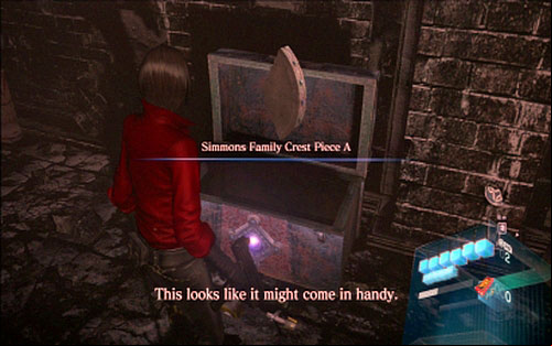 Destroy it quickly with a shot and then take an artifact fragment hidden inside the crate - Chapter 2 - First Fragment of The Key | Adas campaign - Adas campaign - Resident Evil 6 Game Guide