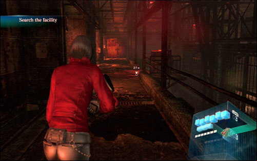 At the end of the sidewalk youll find the door, from behind which a powerful mutant will come running - Chapter 2 - The Secret Laboratory | Adas campaign - Adas campaign - Resident Evil 6 Game Guide