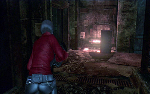 Once you succeed, leave the beast alone and run forwards - Chapter 2 - The Secret Laboratory | Adas campaign - Adas campaign - Resident Evil 6 Game Guide