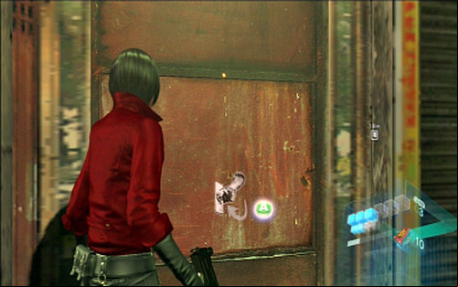 In this way youll reach a small, rusty door - Chapter 3 - City Streets | Adas campaign - Adas campaign - Resident Evil 6 Game Guide